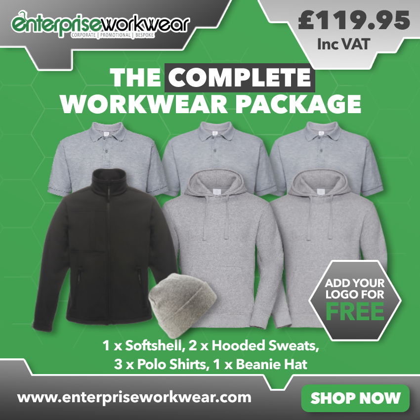 The Complete Workwear Bundle WITH FREE LOGO